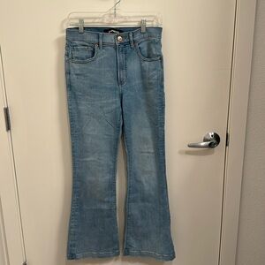 Express Slim Flare High Rise Jean - Size 6P